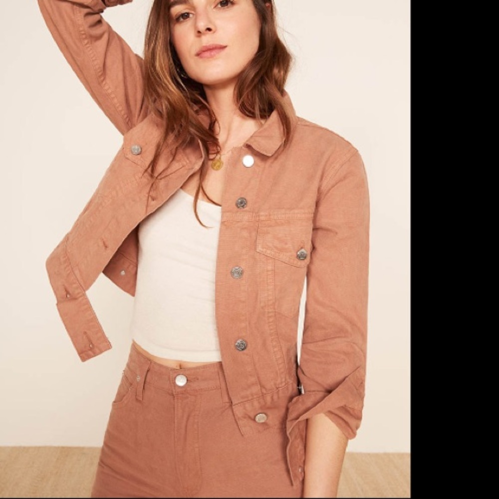 Reformation Ford Jacket in Nutmeg!